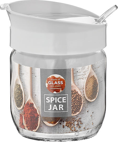 Viosarp Set of 3 General Use Glass Jars with Lid 445ml 3 Pieces