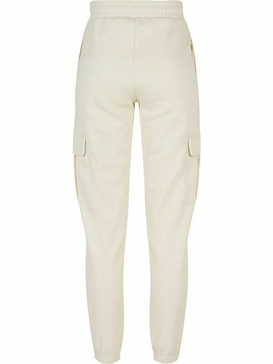 Jogginghose Jogger Vlies White Sand