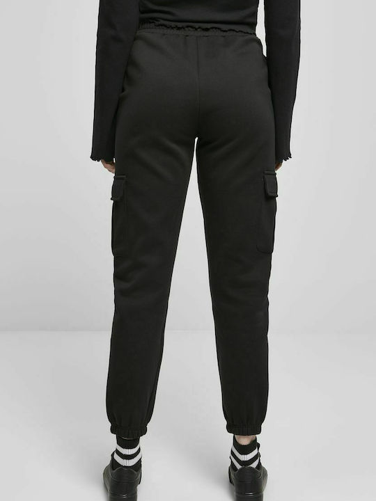 TB4563 Pantaloni de Trening cu elastic Fleece Negru