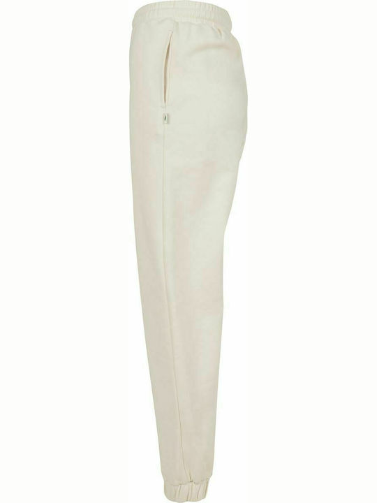 Women's Sweatpants with Jogger Fleece White