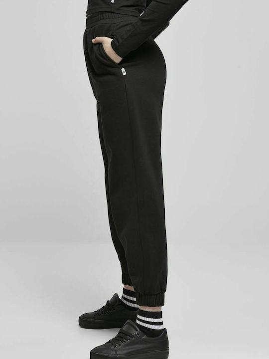 Urban Classics Women's Jogger Sweatpants Black Fleece