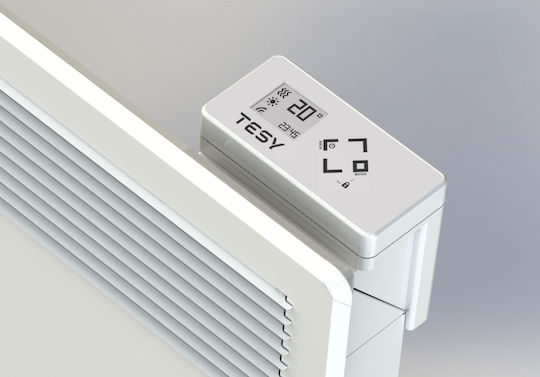 Tesy CN 051 250 EI CLOUD W Convector Heater Wall 2500W with Electronic Thermostat and WiFi 103x45.9cm Gray