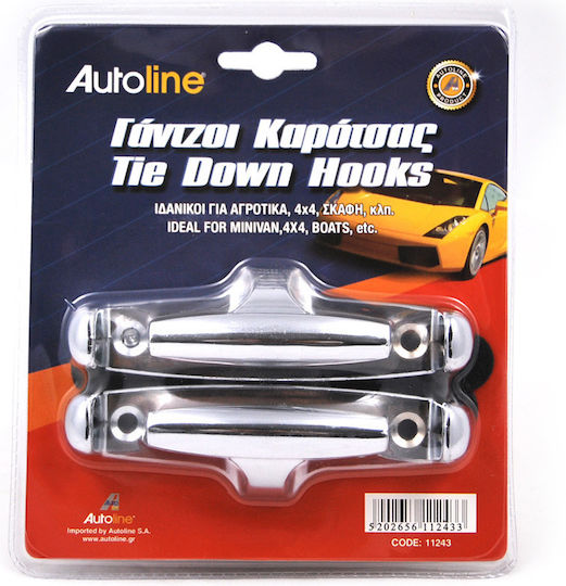 Car Bed Tie Down Hooks Universal 2pcs