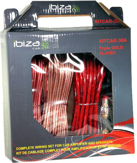 Ibiza Sound Set Car Audio Cables KITCAR30A