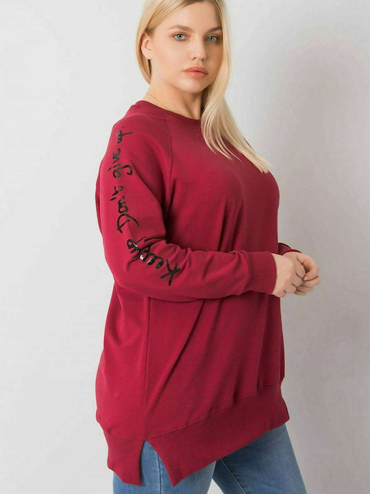 Relevance Women's Long Sweatshirt Red