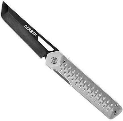 Gerber Ayako Pocket Knife Silver with Blade made of Stainless Steel