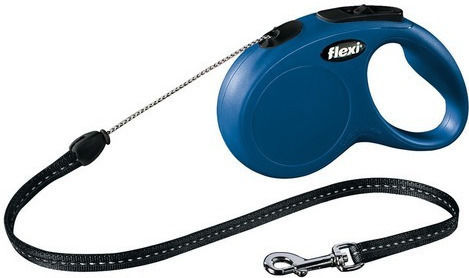Flexi Pliabil Lesă/Cordon Câine Curea 5m până la 20kg (Albastru) în culoarea Albastru 5m până la 20kg