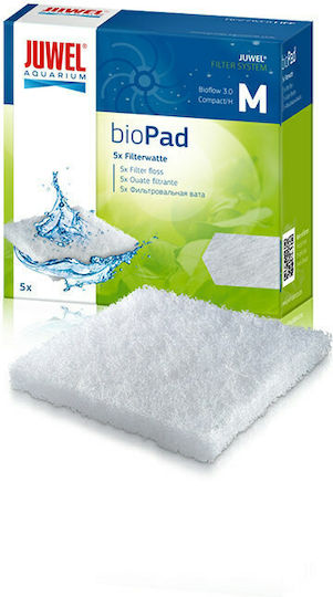 Juwel bioPad Fiberglass for Aquarium Filtration Filter Fiberglass (M) 5 Pieces