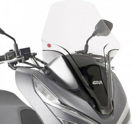 Givi Motorcycle Windshield & Windscreen Transparent Visor for Honda PCX 125 2018-2020 1129DT