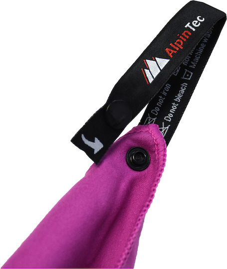 AlpinPro DryFast Microfiber Face Towel in Case Purple 50x30cm