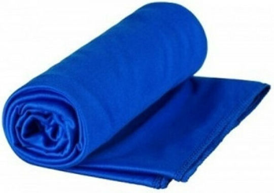 Sea to Summit Pocket Microfiber Towel Face in Case Cobalt 120x60cm