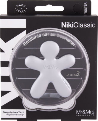 Mr & Mrs Fragrance Αρωματικό Αεραγωγού Αυτοκινήτου Niki Frosted Silver