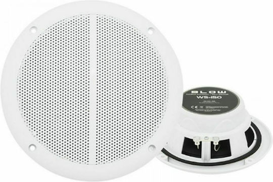 Blow Waterproof Marine Speaker WS-150 5.25" with 25W RMS White