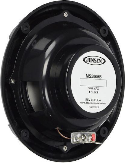 Jensen Σετ Ηχεία Σκάφους Αδιάβροχα 5.25" με 30W RMS Μαύρο