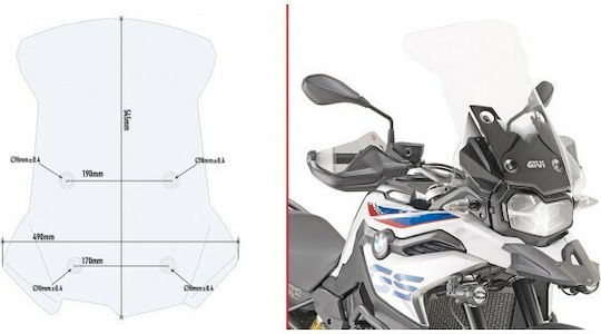 Givi Ζελατίνα για BMW F 750 GS / 850 GS 2018-2019 D5127ST