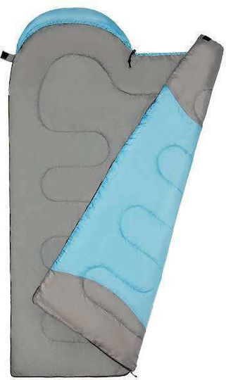 Nils Sleeping Bag Single Summer NC2008 Size Μ Grey-Mint