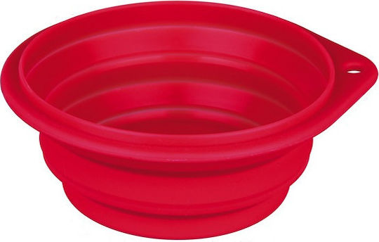 Trixie Travel Bowl Bowl Silicone Food & Water for Dog & Cat 500ml 14cm (Various Colors)