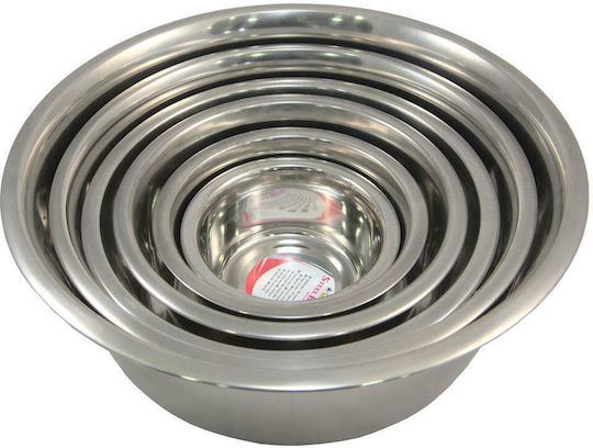 Croci Steel Dos Metallisch Schalen Futter & Wasser für Hund 500ml 13cm in Silber Farbe