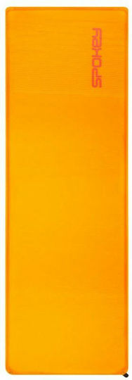Spokey Savory Αυτοφούσκωτο Μονό Υπόστρωμα Camping 180x50cm Πάχους 2.5cm Πορτοκαλί