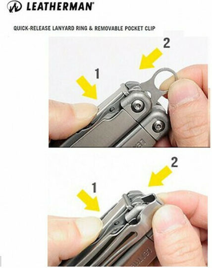 Leatherman Clip Κλιπ Τσέπης Πολυεργαλείου