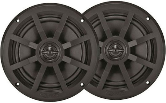 Jensen Set Marine-Lautsprecher Wasserdicht mit 35W RMS Schwarz