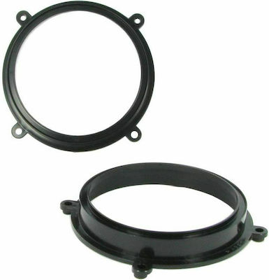 Connects2 Speaker Ring Car Back 130mm Fiat Brava / Bravo / Marea 2pcs