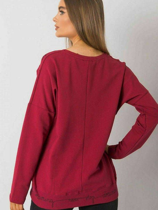 Relevance Women's Sweatshirt Burgundy