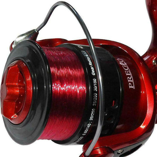 Pregio David Left Handed Fishing Reel for Surf Casting 7000