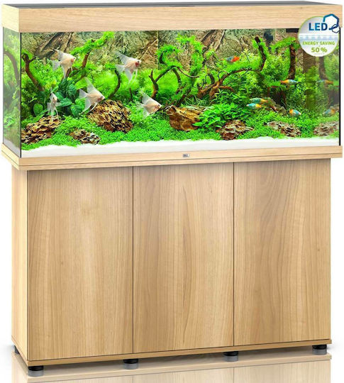 Juwel Rio 240 Fish Aquarium Capacity 240lt with Lighting, Heater, Circulator, Filter and 121x41x55cm Beige