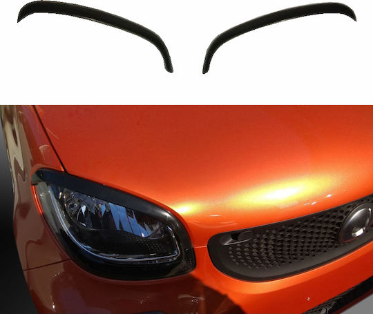 Motordrome Front Headlight Eyebrows for Smart ForTwo 453