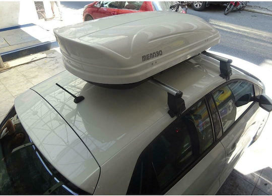 Menabo Mania Dachbox Für Autos 400lt Weiße Glänzende