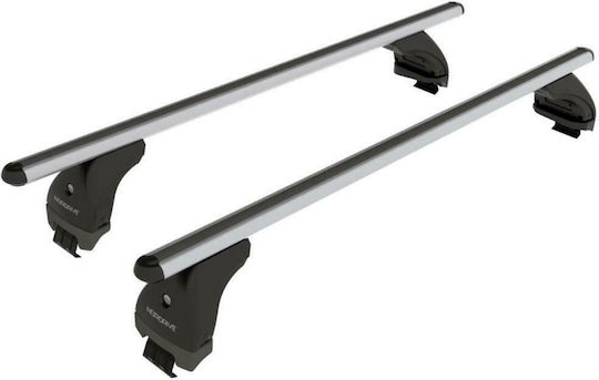 Nordrive Autodachträger Aluminium Box 430 für Skoda Rapid 5D 2013+ mit Dachträgerfüßen und Schloss