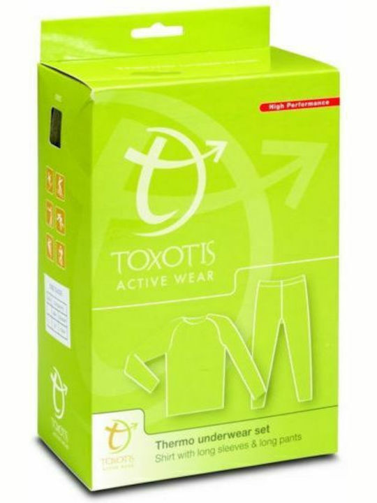 Toxotis Active Wear Ισοθερμικό Παντελόνι Μαύρο