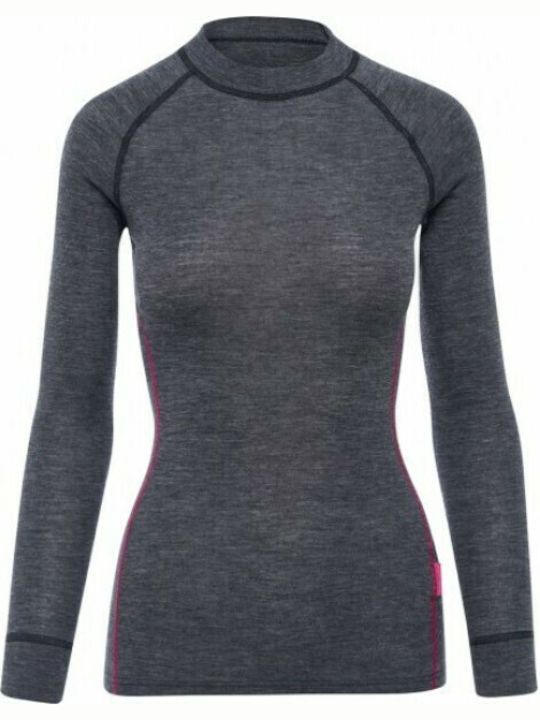 Thermowave Merino Purple Thermal Shirt Acai Melange