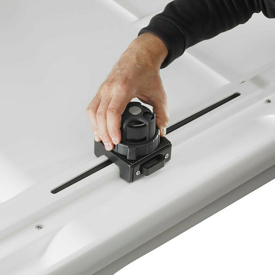 Yakima Cutie Portbagaj De Plafon Auto Compactă 400lt Argint Lucioasă