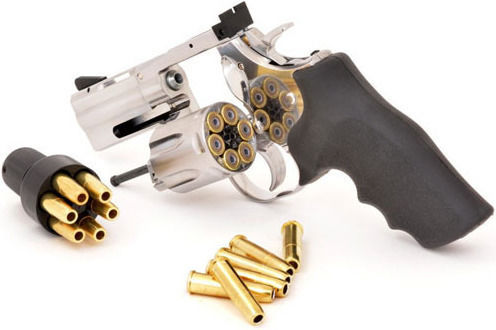 Asg CO2 Air Pistol Dan Wesson 715 2.5" Silver (Pellets) Metal 4.5mm