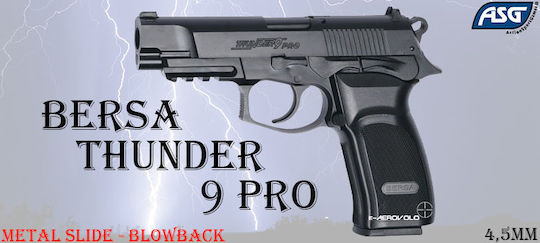 Asg Αεροβόλο Πιστόλι CO2 Bersa Thunder 9 Pro Airgun 4.5mm
