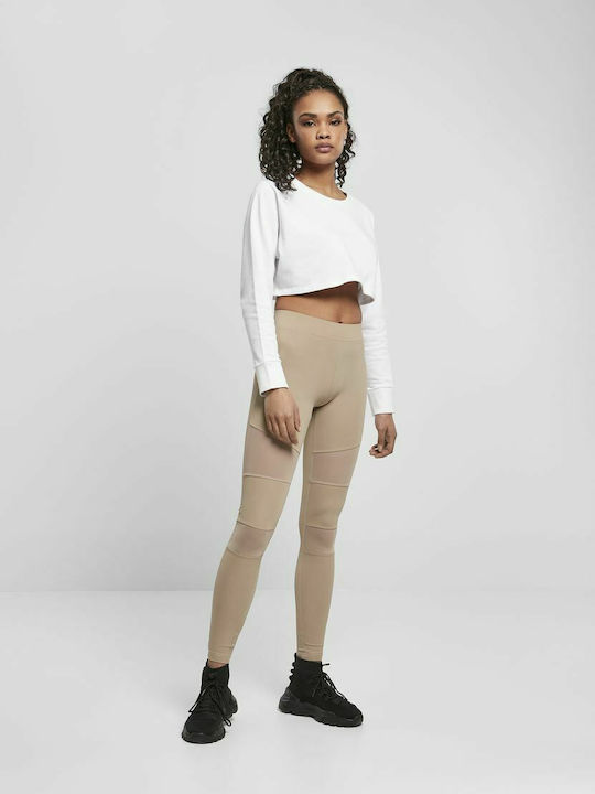 Women's Long Training Legging Soft Taupe