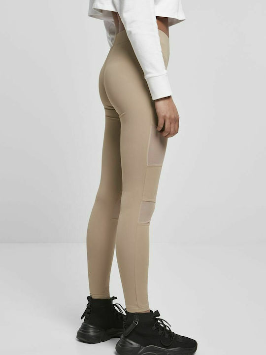 Women's Long Training Legging Soft Taupe