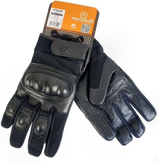 Pentagon Military Gloves Black in Black color