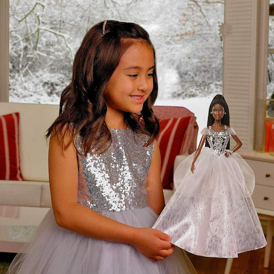 Barbie Silver Holiday 2021 Doll for 6+ years old+ Years (Various Designs/Assortments of Designs) 1pc