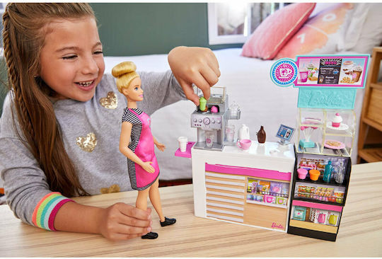 Barbie Καφετέρια Σετ Κούκλας για 3+ Ετών
