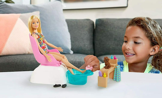 Barbie Wellness - Institut Manichiură Set de păpuși pentru 3+ ani+ Ani