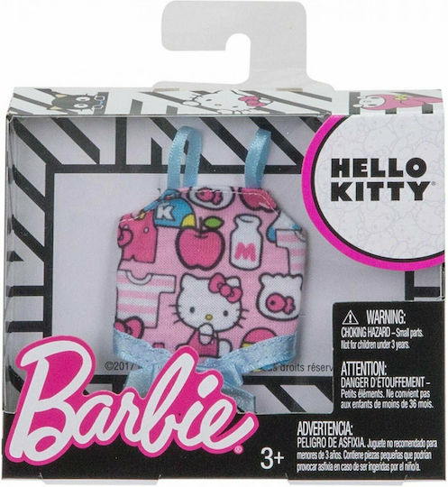 Barbie Fashion T-Shirts Ρούχα για Κούκλες για 3+ Ετών (Διάφορα Σχέδια) 1τμχ