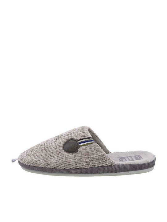 B-Soft Men's Slipper Gray