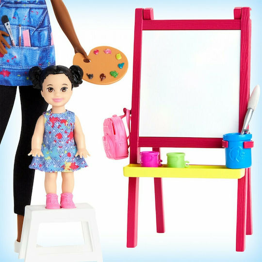 Barbie Δασκάλα Ζωγράφος Σετ Κούκλας για 3+ Ετών