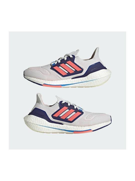 Ultraboost 22 Sport Shoes Running Crystal White / Turbo / Legacy Indigo