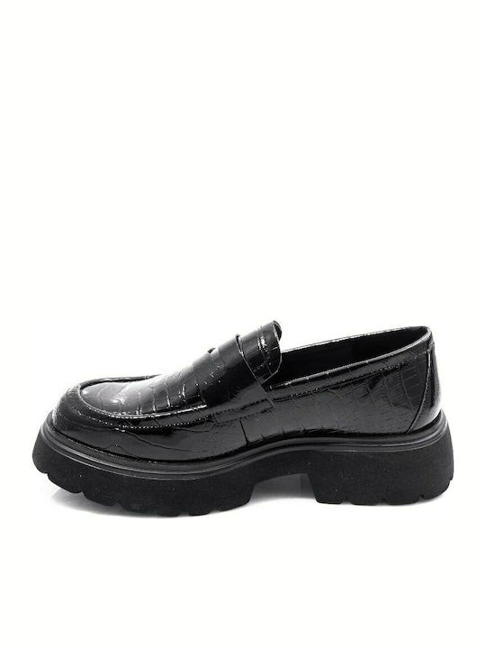 Exe Γυναικεία Loafers σε Μαύρο Χρώμα