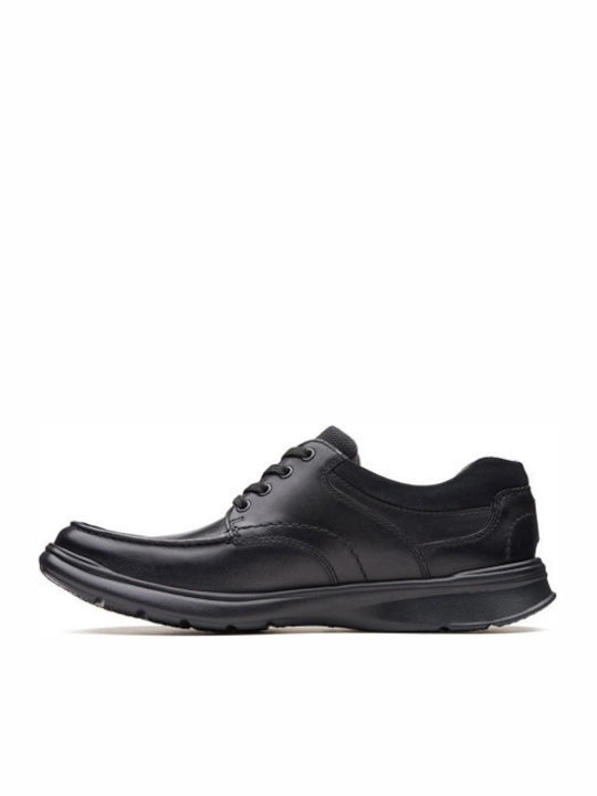 Cotrell Edge Δερμάτινα Ανδρικά Casual Παπούτσια Ανατομικά Μαύρα