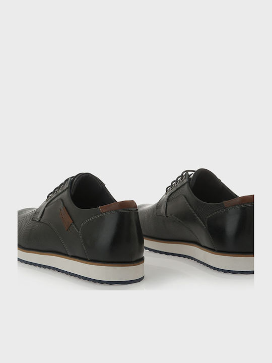 Men's Leather Casual Shoes Blue